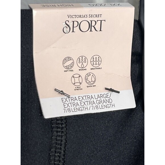 Victoria's Secret Sport NWT Legging Black High Rise with Pockets - Size XXL - Picture 9 of 10